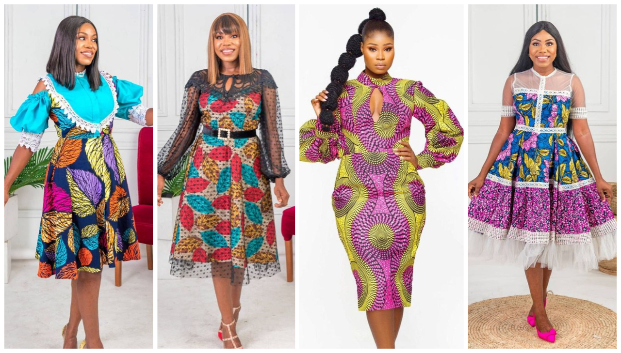 Ankara Short Gown Designs, The Most Recent Ankara Styles For Women