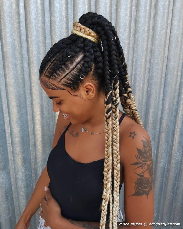 Hottest Ghana Braids Hairstyle Ideas For Women To Try Now Od9jastyles 2796