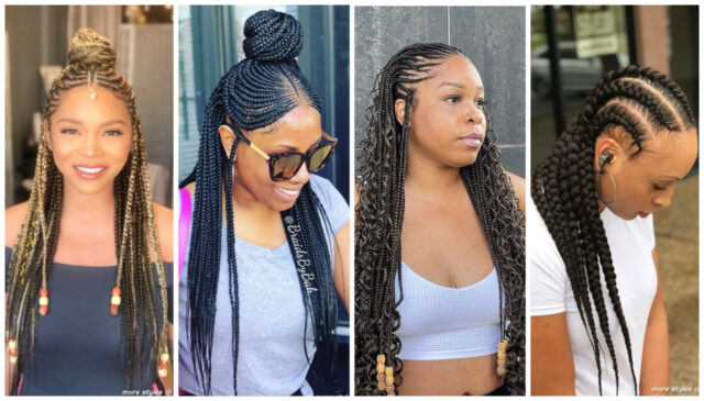 Hottest Ghana Braids Hairstyle Ideas for Women to try now
