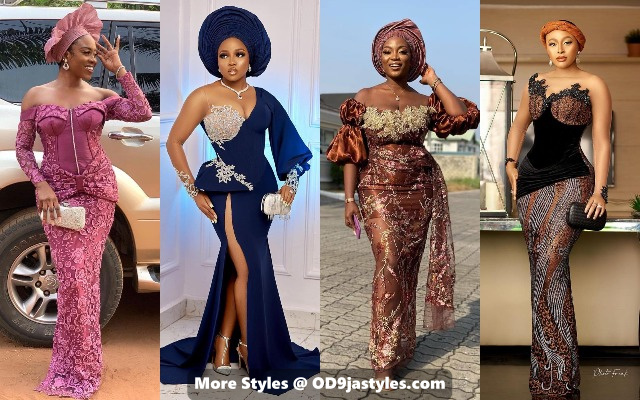 Fascinating Pictures of Lace Gown Styles for Your Next Owambe