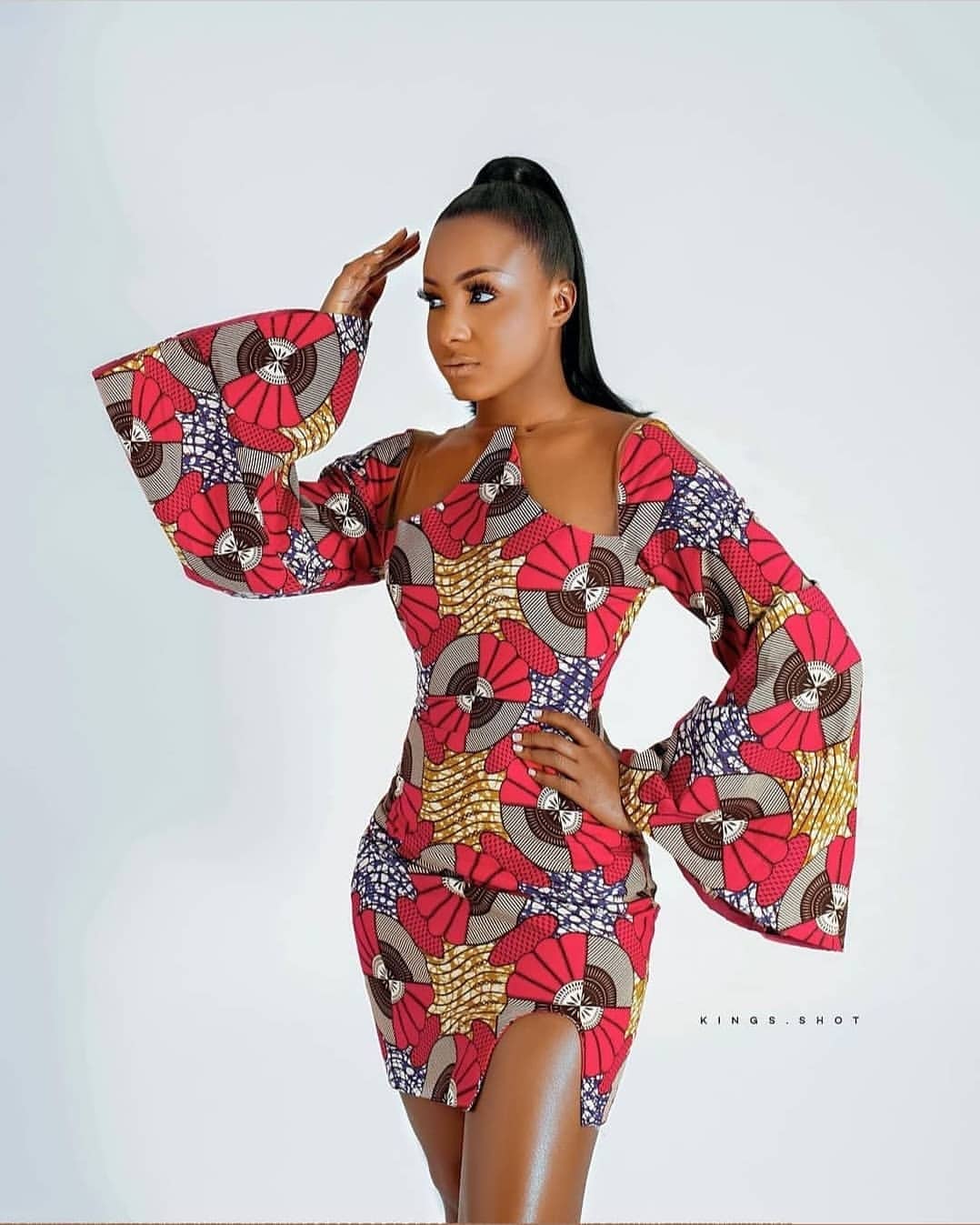 30 Pictures: Best Short Ankara Dresses for Weddings - OD9JASTYLES