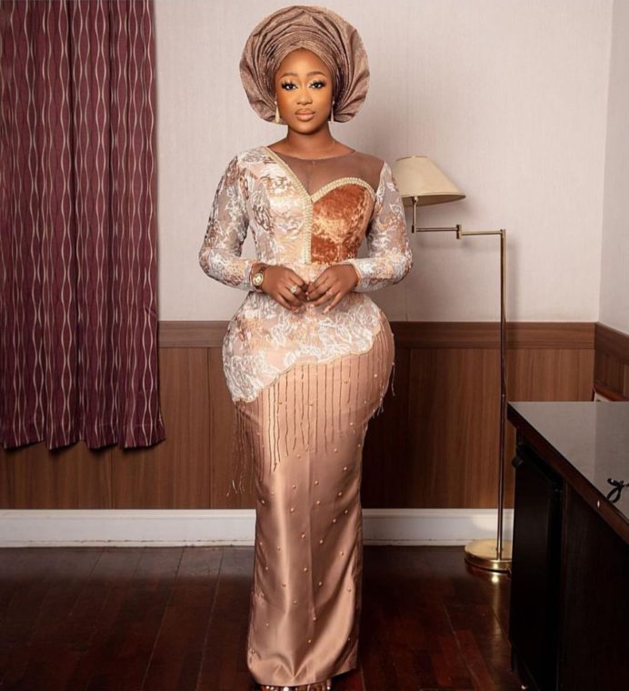 Aso Ebi Styles for Weddings "Trendy styles for ladies to rock"