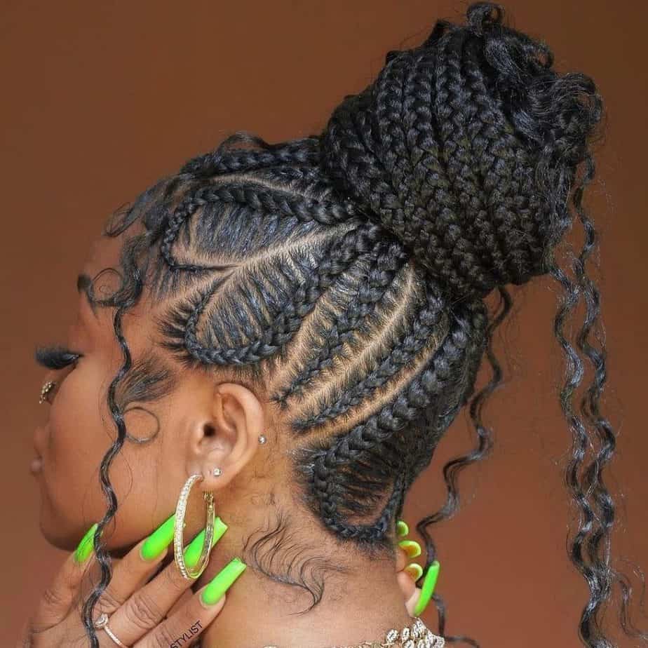 30 Cornrow Braids Styles: Latest Hairstyles To Give You A Cute Look ...