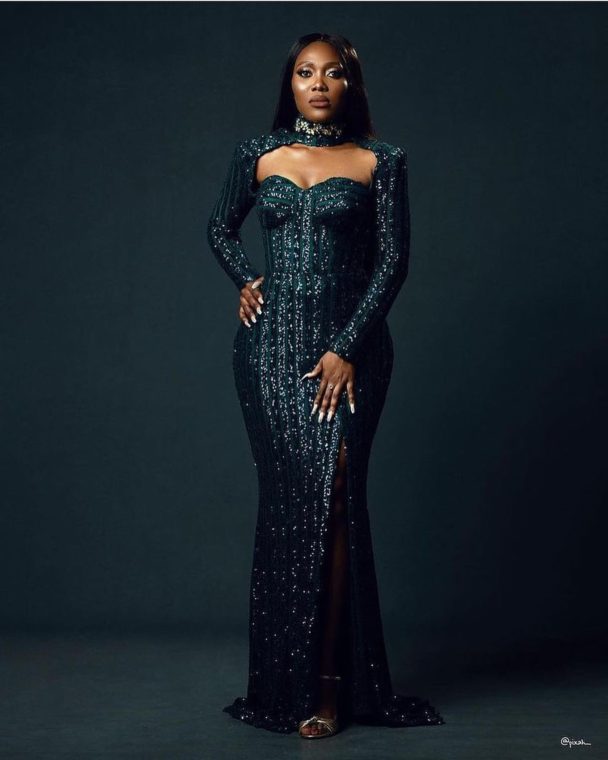 Sequence Material Gown Styles in Nigeria