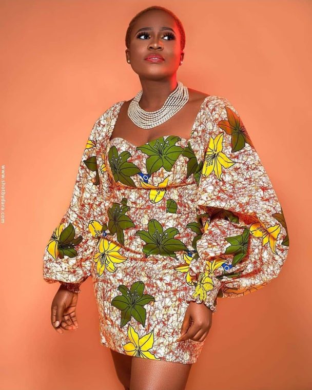 Short Ankara Gown Outfits