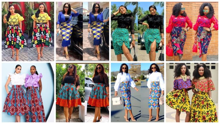 100 Pictures of Ankara Skirts For Stylish Ladies You Can Wear Them Anywhere