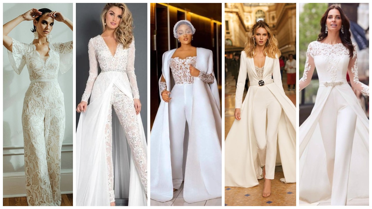 40 IMAGES: Jumpsuit Wedding Gowns for Modern Brides