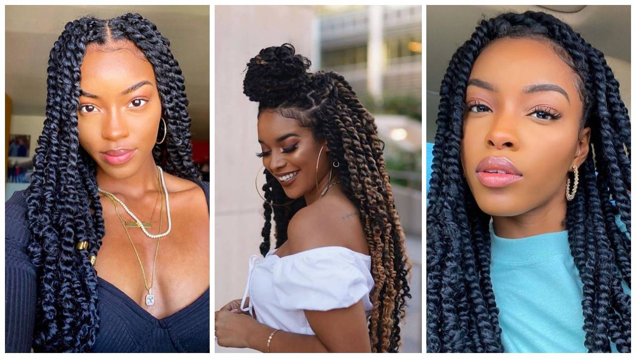 Protective Passion twist hairstyles
