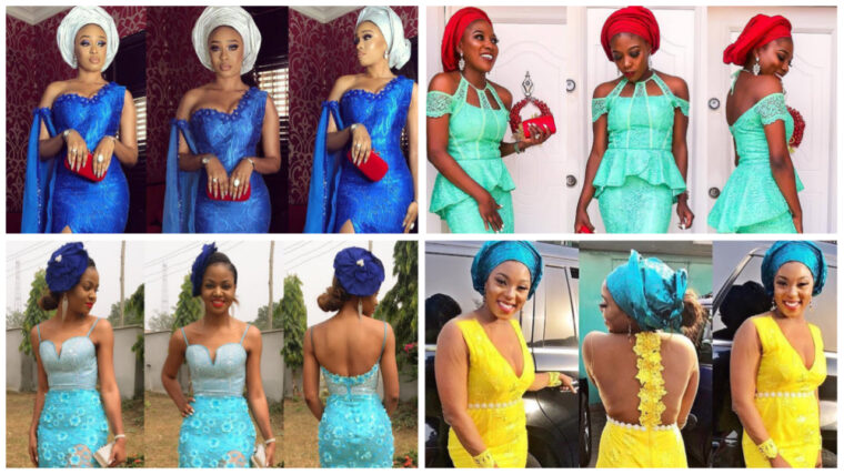 50 Most Top Latest Fashion Styles Aso Ebi For Wedding Occasions