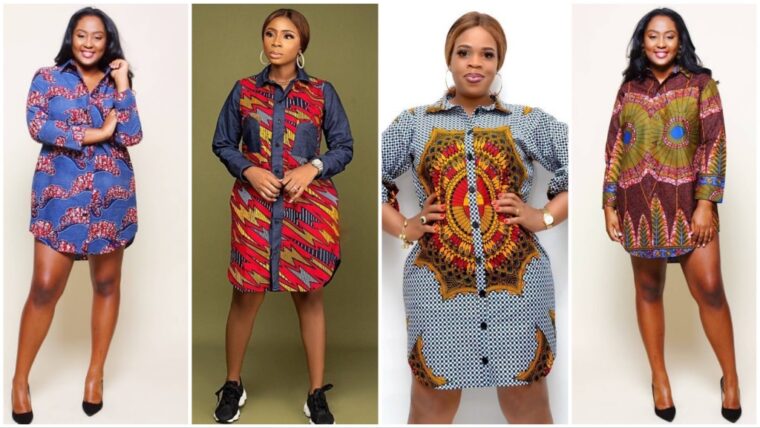 Ankara Shirt Styles For Lovely Ladies