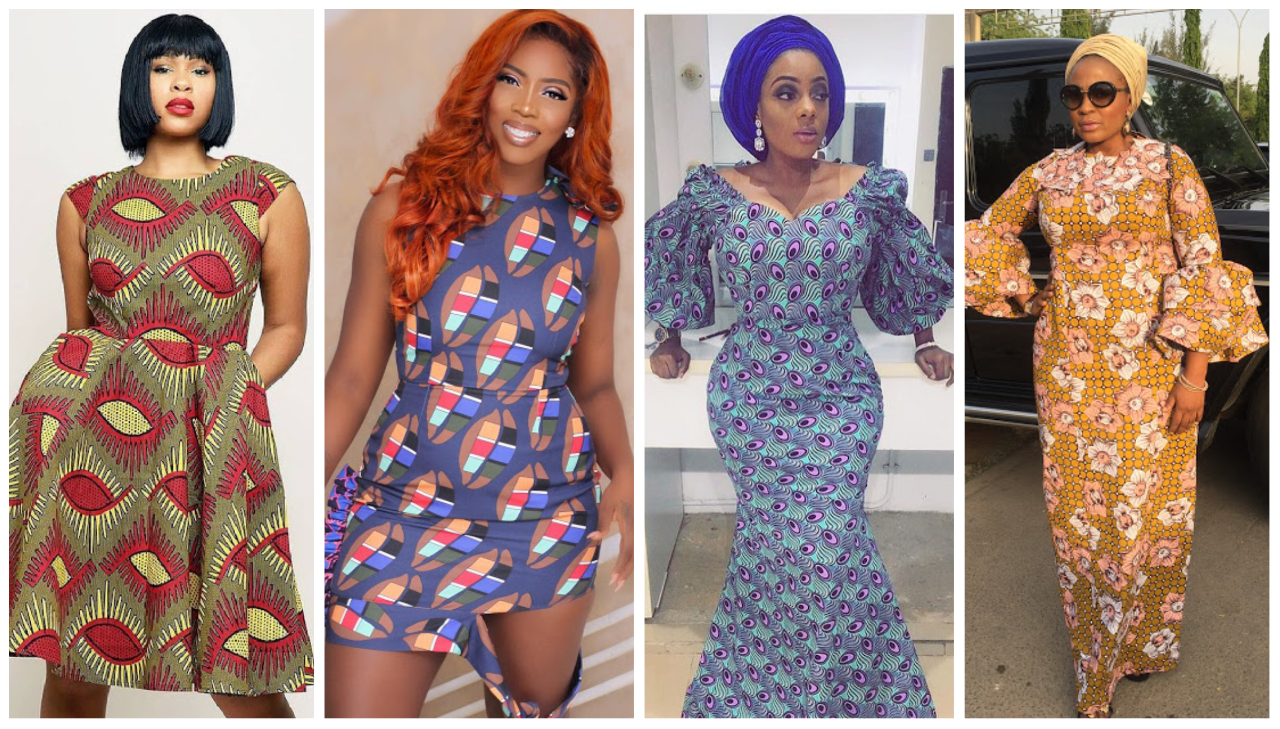 Assorted Short Gown Dresses And Ankara Long Gown Design To Skirt & Blouse Styles
