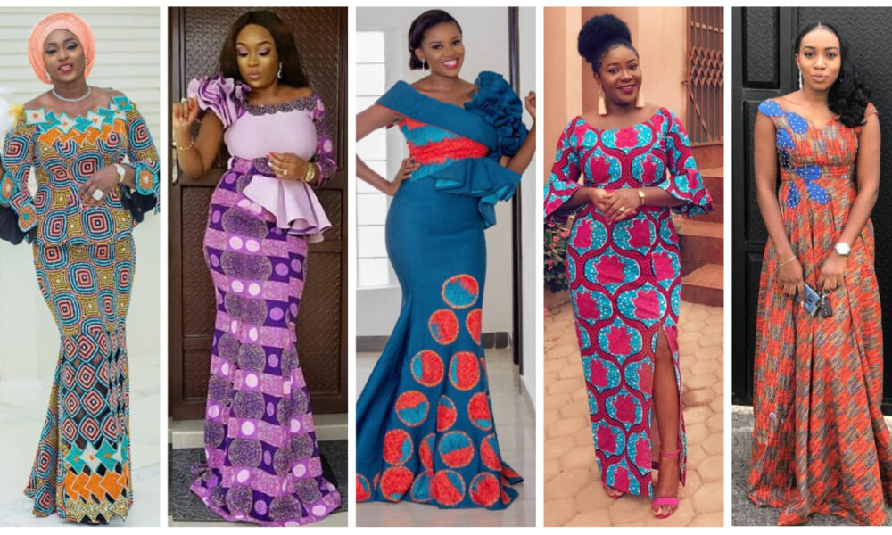 Creative And Stylish Latest Ankara Long Gown Designs & Outfits For ...