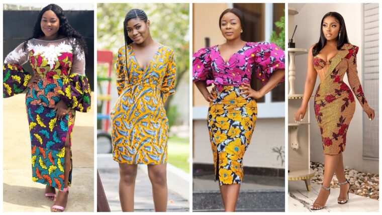 40+ Latest New Ankara Short Gown Styles for Bright and Beautiful Ladies