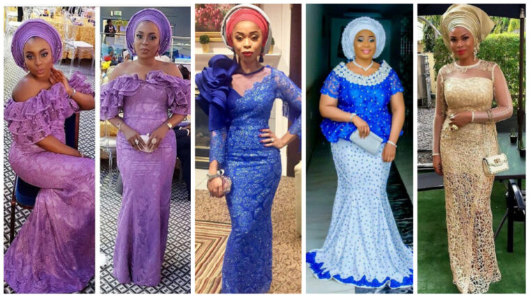 Superb, Enticing And Shapely Dresses For Aso Ebi Fashion Lovers