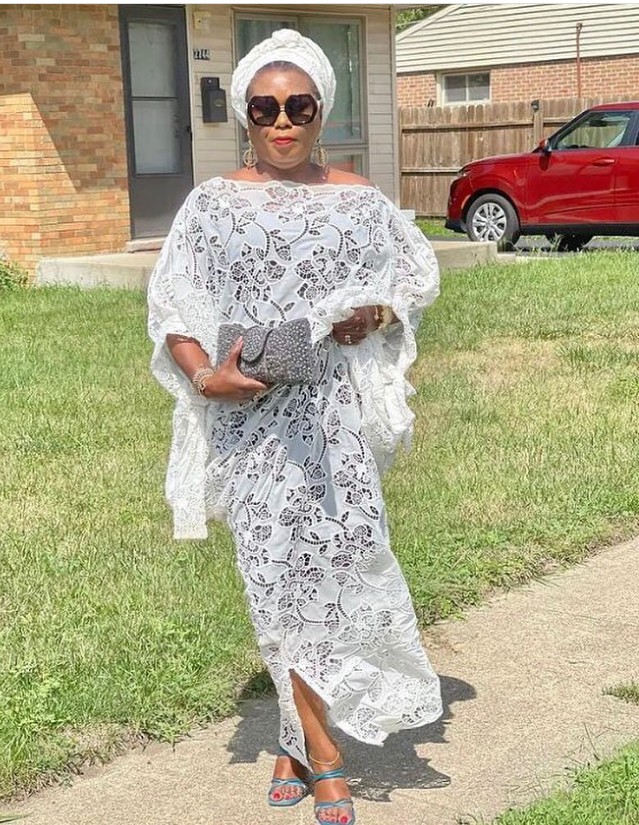 50+ Gorgeous White Lace Outfits for Owambe and Aso-Ebi Parties ...