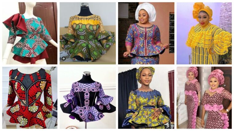 latest Ankara gown and blouse styles for women