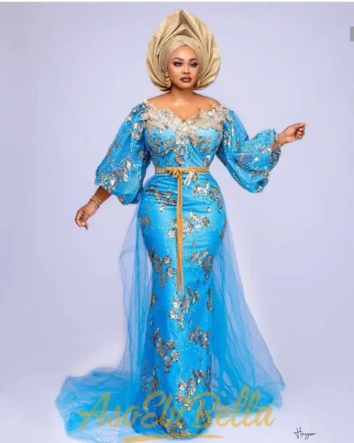 75 Captivating Ankara Aso-Ebi Gown Styles For Classy Ladies | OD9JASTYLES