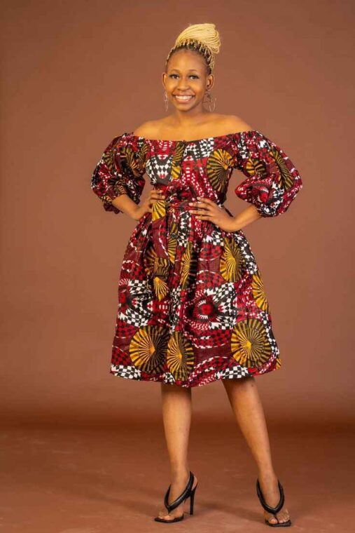 Beautiful Off Shoulder Ankara Styles You Can Wear To Your First Date (52)