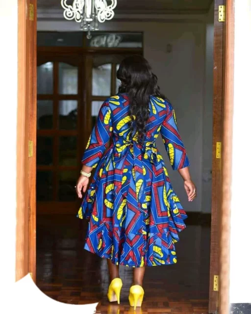 Short Ankara Gown Styles