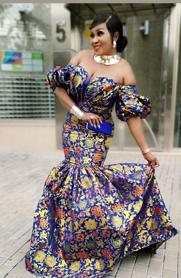 Ladies, Check out these Beautiful Off-shoulder Ankara Styles You Can ...