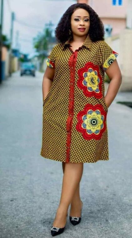 Short Ankara Styles For Curvy Ladies (5)