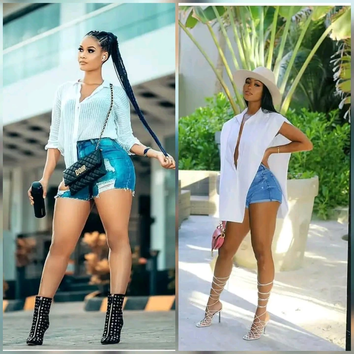 10 Chic and Stylish Ways To Wear a Denim Bum short Correctly (8)