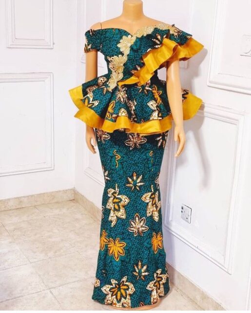 Exquisite And Stylish African Print Long Skirt And Blouse Styles ...
