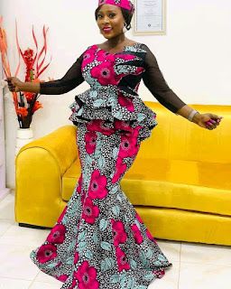 Exquisite And Stylish African Print Long Skirt And Blouse Styles ...