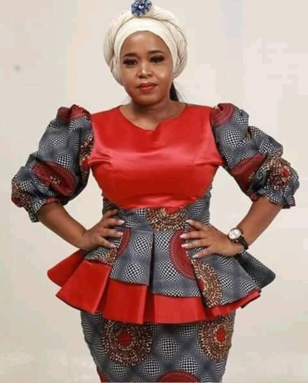 Fascinating Ankara Skirt and Peplum Blouse Styles (4)