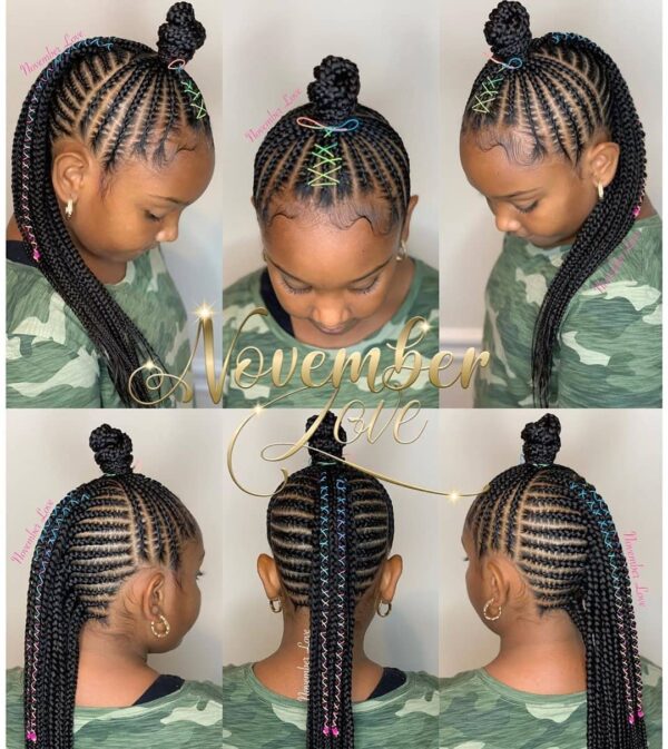 70 Gorgeous Lemonade Braids for Kids - OD9JASTYLES