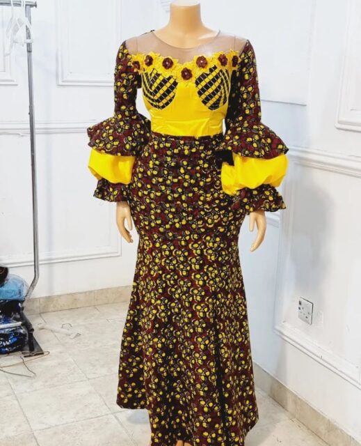 Stylish Ankara Skirts And Blouses Every Mother Should Rock To Sunday ...