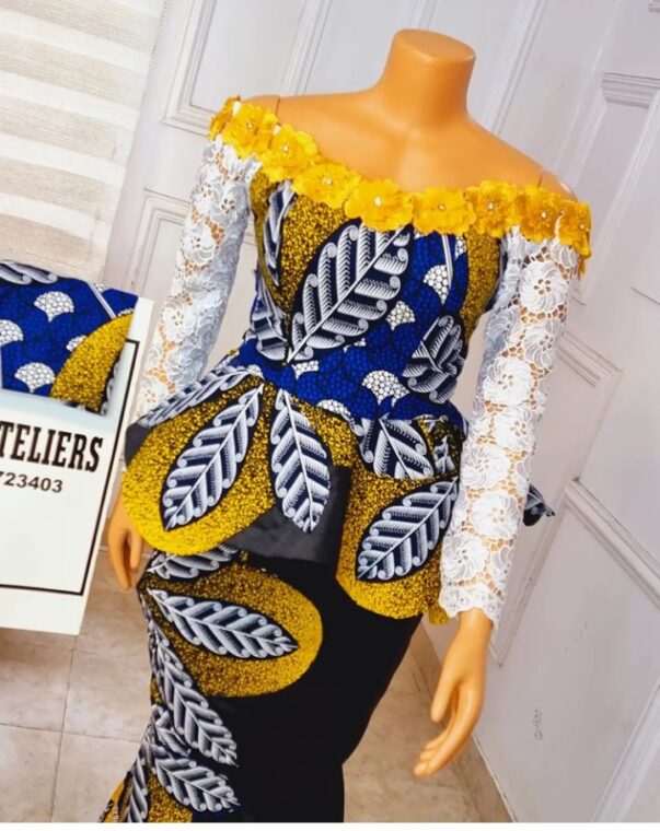 Stylish Ankara Skirts And Blouse Every Mother Should Rock To Sunday Service (25)