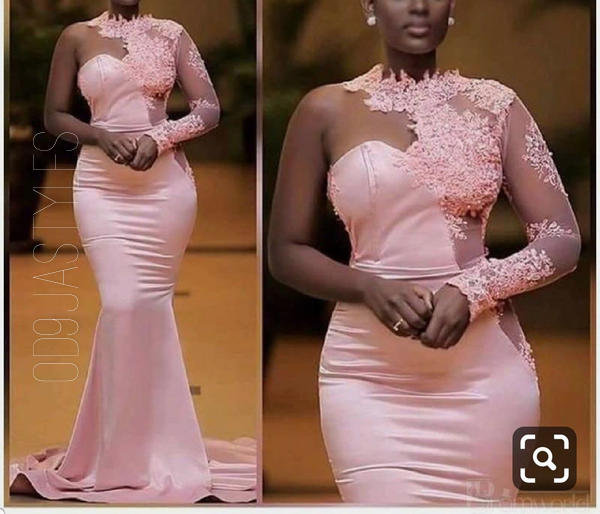 45+ Radiant Baby Pink Colour Lace Aso-Ebi Styles For Owambe (35)