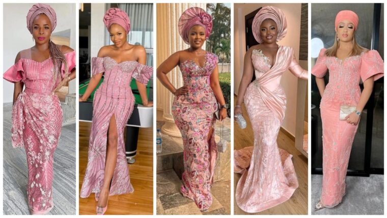 45+ Radiant Baby Pink Colour Lace fabric Aso-Ebi Styles For Owambe