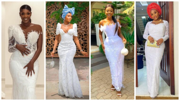 Fabulous White Lace Styles For Owambe Parties