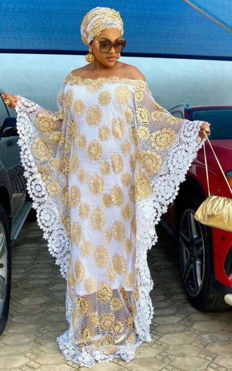 Gorgouse and Attractive Lace Bubu Kaftan Styles For Stylish Ladies (11)