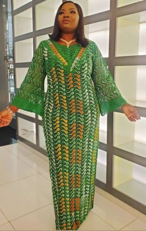 Gorgouse and Attractive Lace Bubu Kaftan Styles For Stylish Ladies (2)