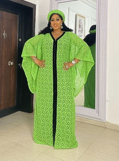 Gorgouse and Attractive Lace Bubu Kaftan Styles For Stylish Ladies (9)