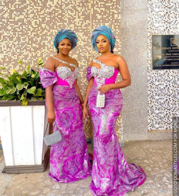 Very Gorgeous Purples and Red Owambe Parties Styles For Sparkling Looks ...