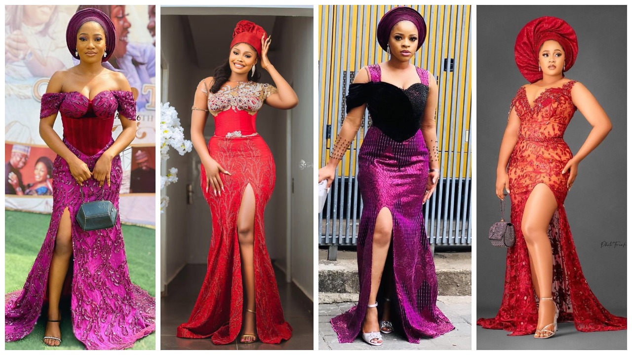 Very Gorgeous Purples And Red Owambe Parties Styles For Sparkling Looks.