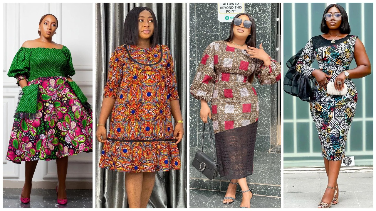 50 Beautiful Ankara Short Gowns Ladies Can Recreate For A Stylish Look