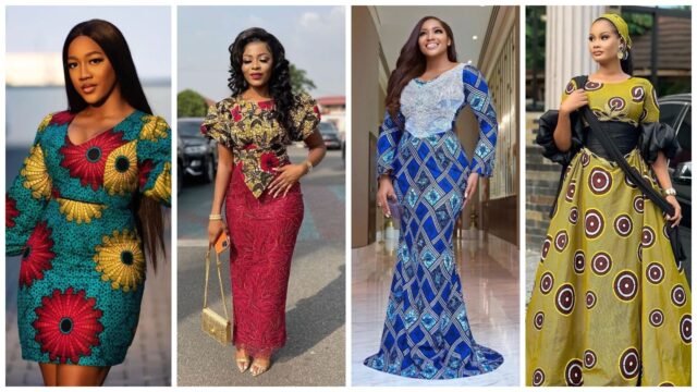 See 40+ Unique Ankara Dresses For Ladies With Long Ankara Gown Designs ...