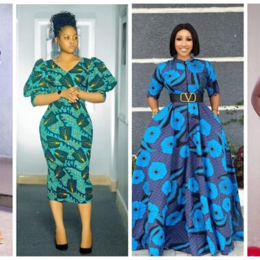 Long Gowns in Ankara for Weddings, Churches, and Engagements » OD9JASTYLES