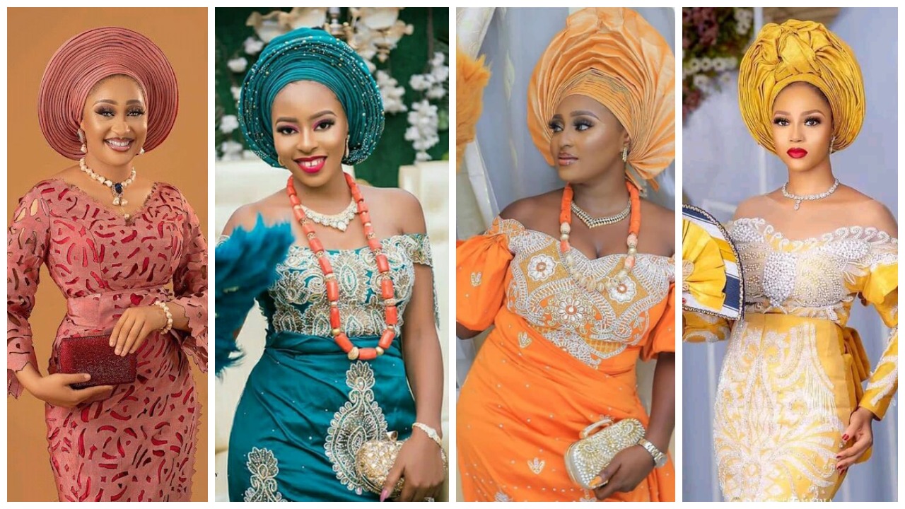 Sophisticated Lace Wrapper And Blouse Styles For African Women