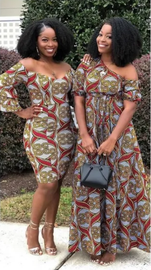 Stylish Ankara Outfits for Friends Who Make a Statement Together (4)