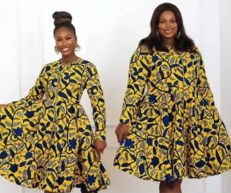 Stylish Ankara Outfits for Friends Who Make a Statement Together (6)