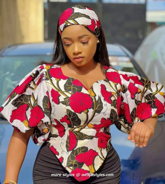 100 Latest Ankara Styles To Make With 2 Yards - more styles @ od9jastyles (30)
