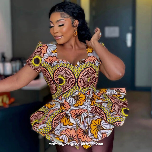 100 Latest Ankara Styles To Make With 2 Yards - more styles @ od9jastyles (40)