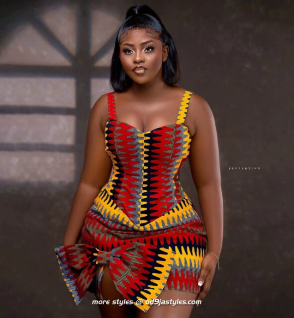 100 Latest Ankara Styles To Make With 2 Yards - more styles @ od9jastyles (49)
