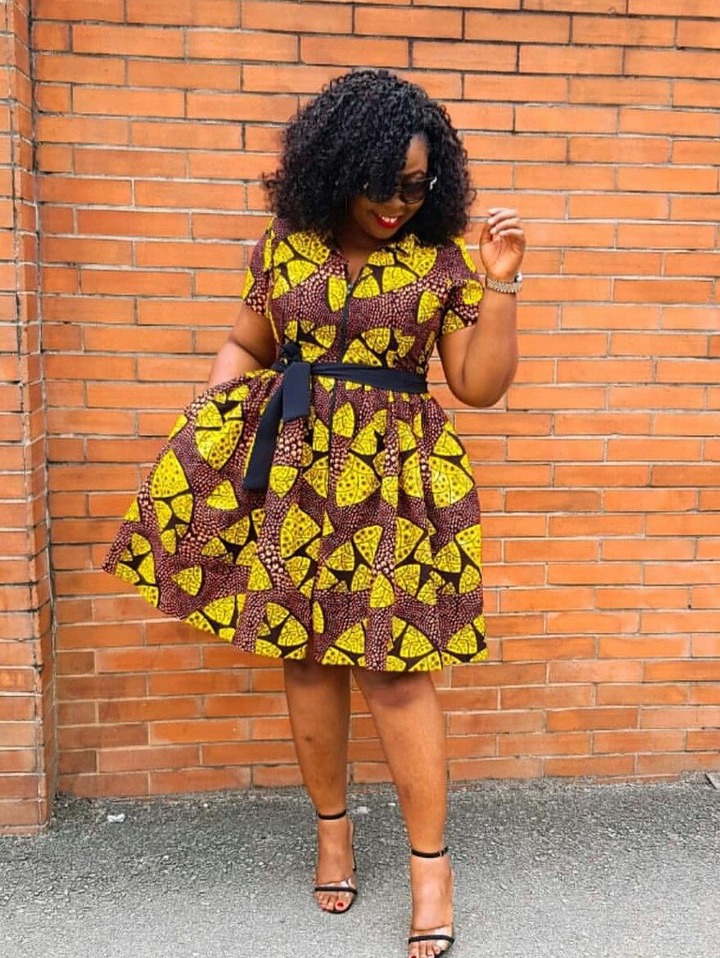 Fascinating Ankara Flare Gown Styles For Classy Women OD9JASTYLES